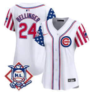 Women's Chicago Cubs 2024 Fourth of July Vapor Premier Limited Jersey V2 - All Stitched