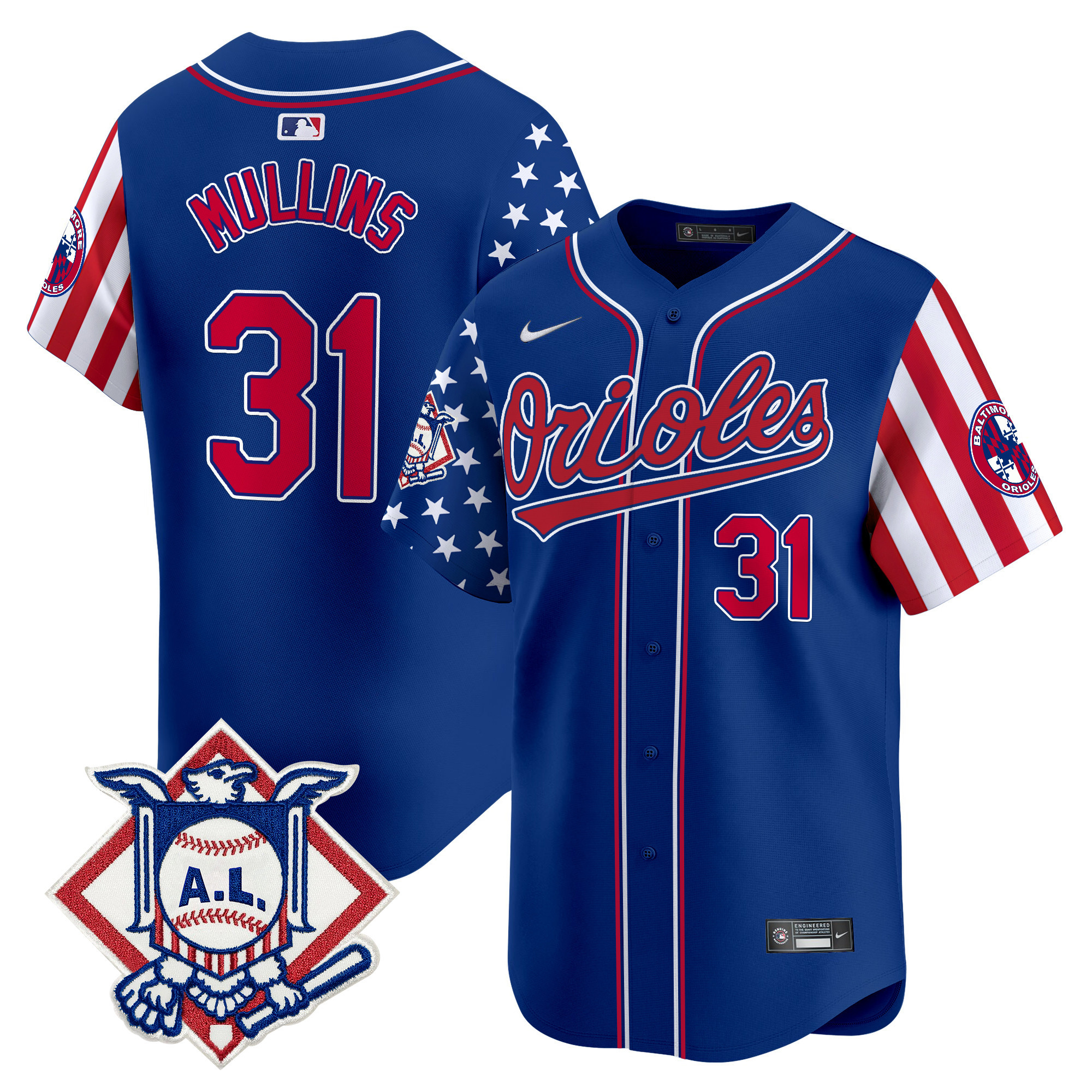 Men's Baltimore Orioles 2024 Fourth of July Vapor Premier Limited Jersey - All Stitched - Image 20
