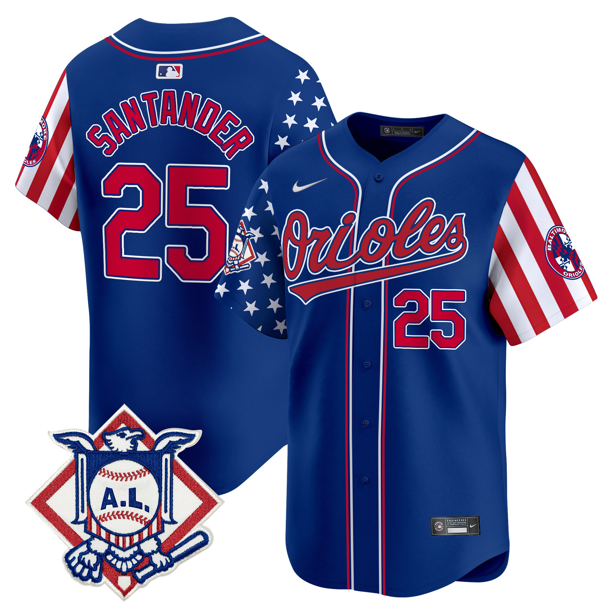 Men's Baltimore Orioles 2024 Fourth of July Vapor Premier Limited Jersey - All Stitched - Image 21