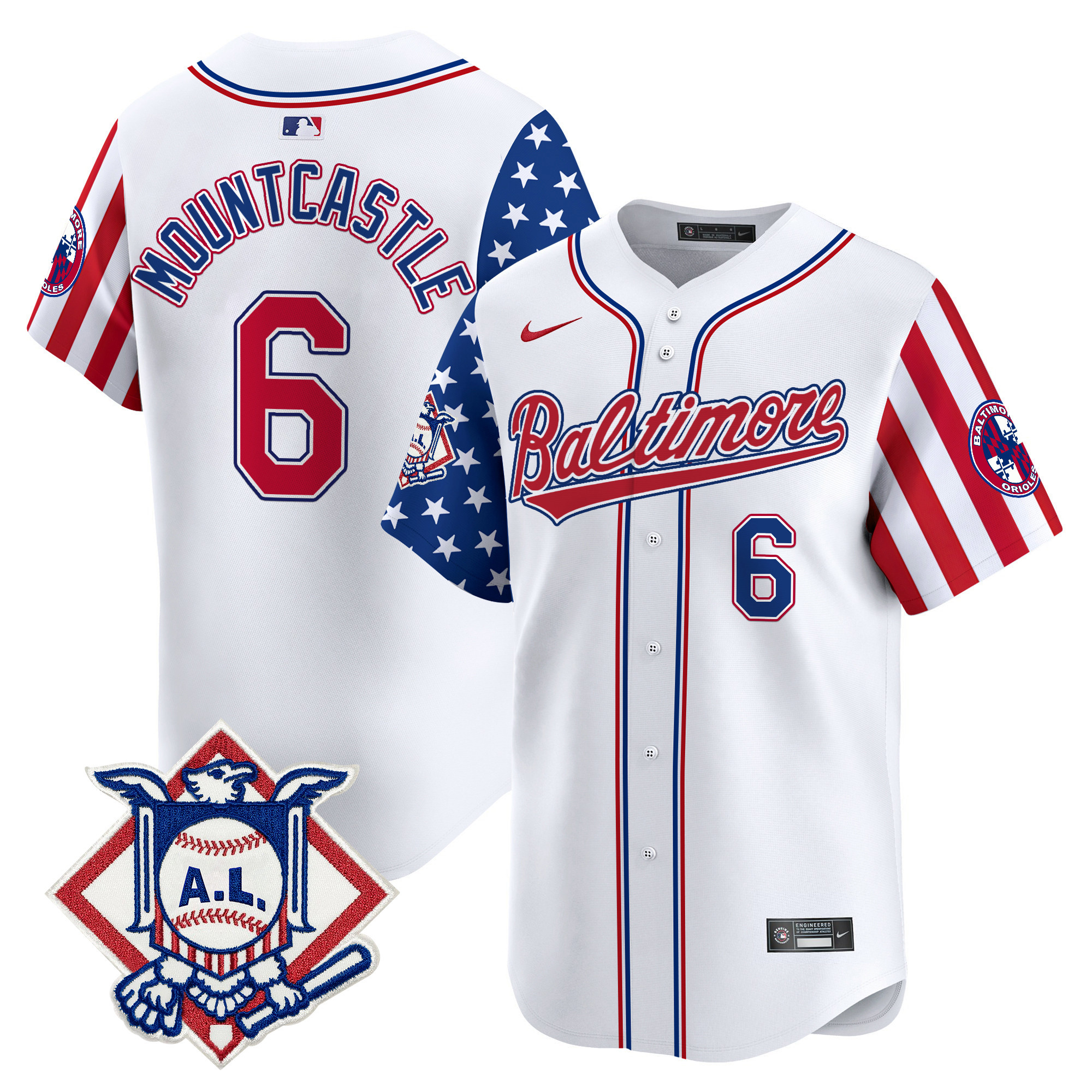 Men's Baltimore Orioles 2024 Fourth of July Vapor Premier Limited Jersey - All Stitched - Image 27