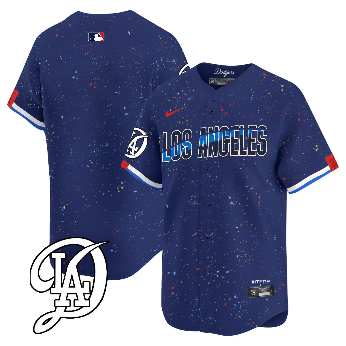 Men's Los Angeles Dodgers 2024 City Connect Limited Jersey - All Stitched - Image 14
