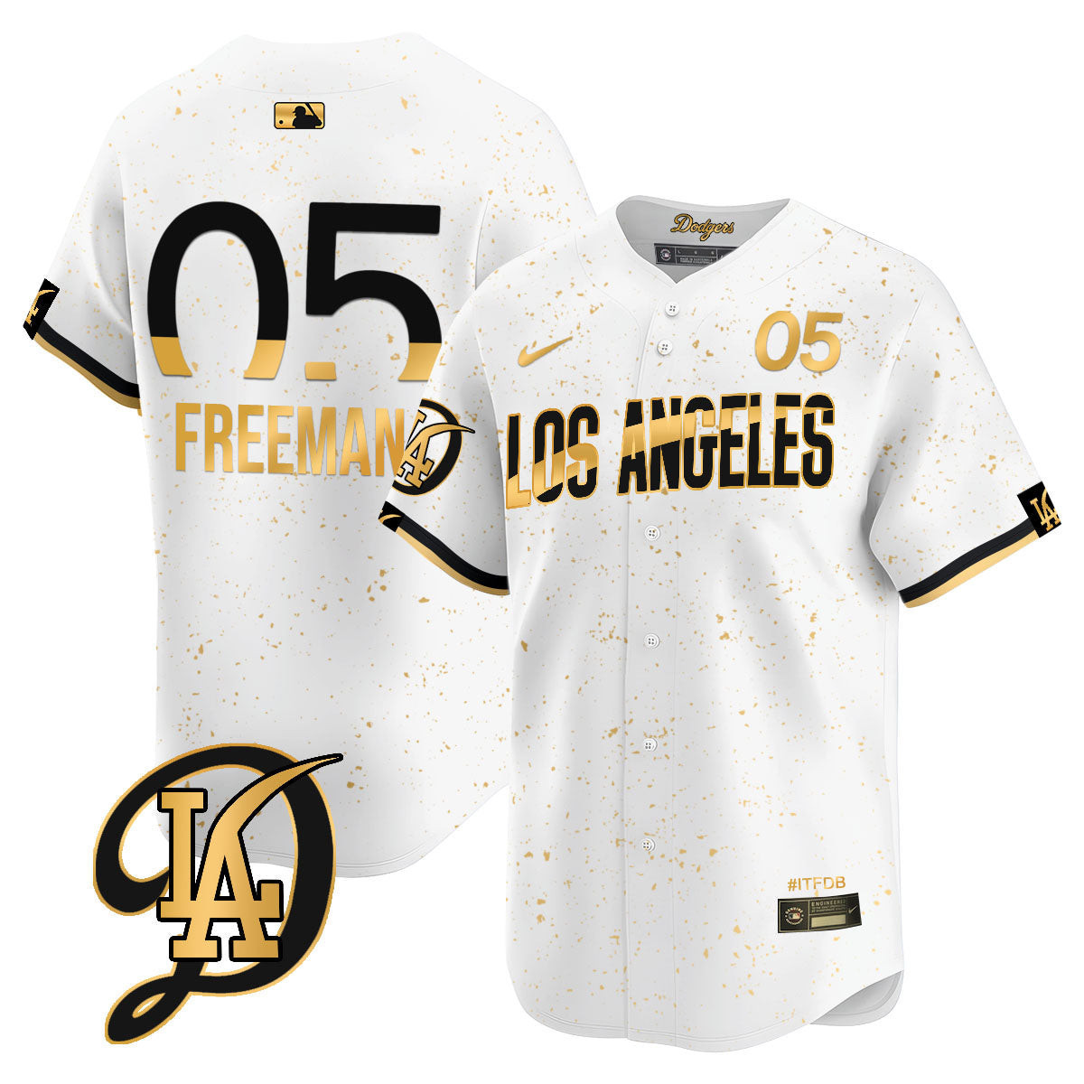 Men's Los Angeles Dodgers 2024 City Connect Limited Jersey - All Stitched - Image 23