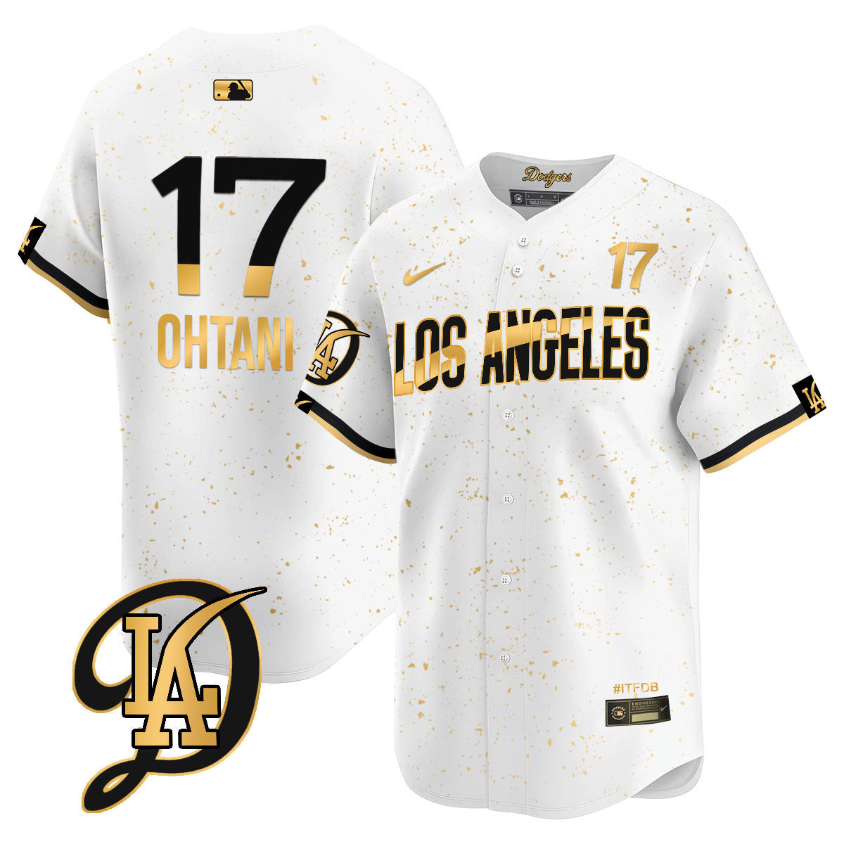 Men's Los Angeles Dodgers 2024 City Connect Limited Jersey - All Stitched - Image 22