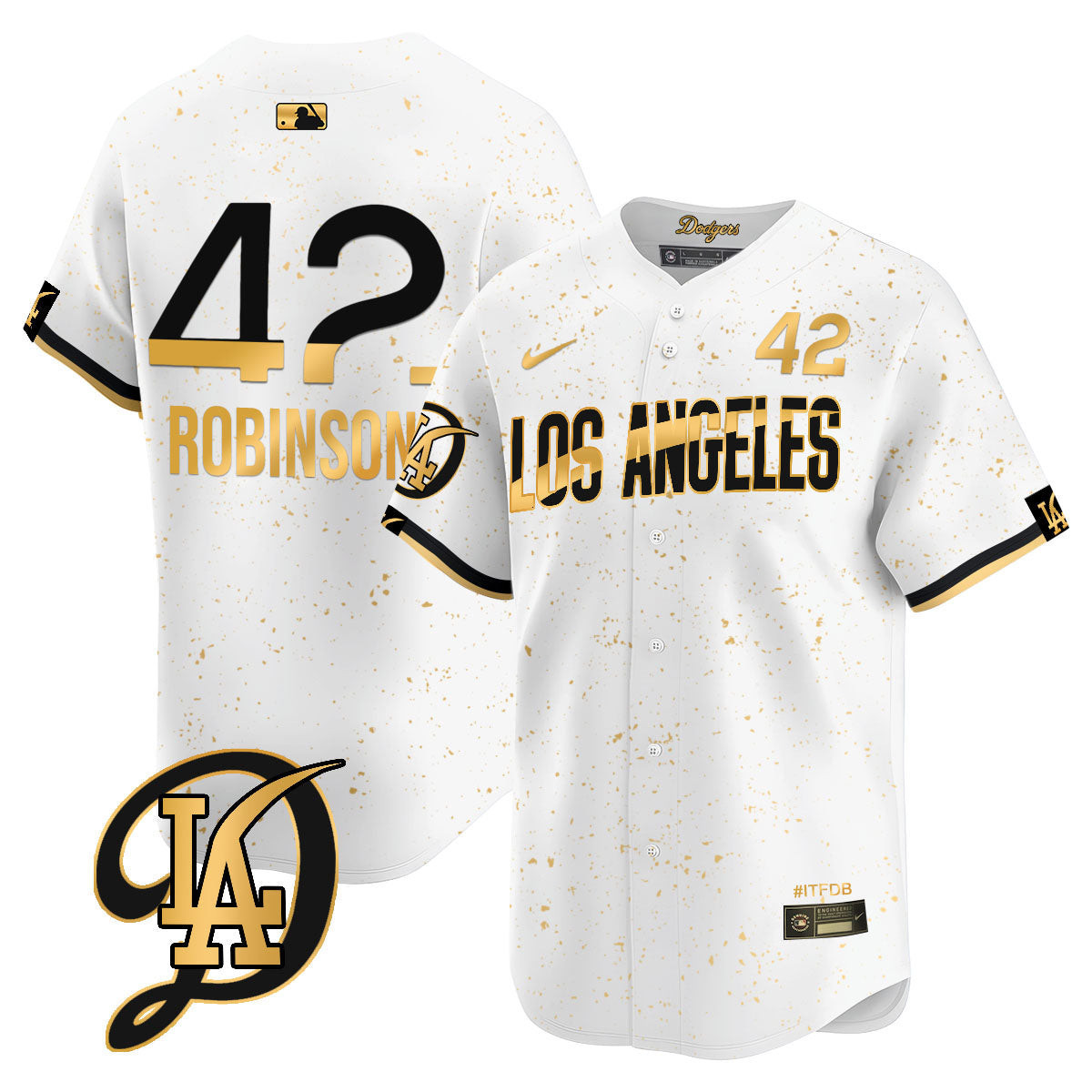 Men's Los Angeles Dodgers 2024 City Connect Limited Jersey - All Stitched - Image 26