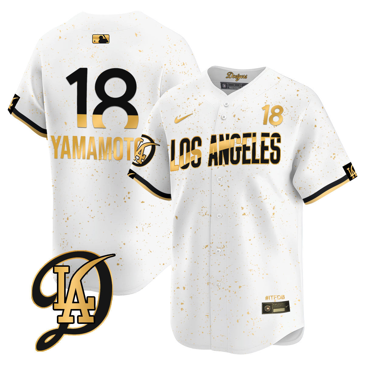 Men's Los Angeles Dodgers 2024 City Connect Limited Jersey - All Stitched - Image 27