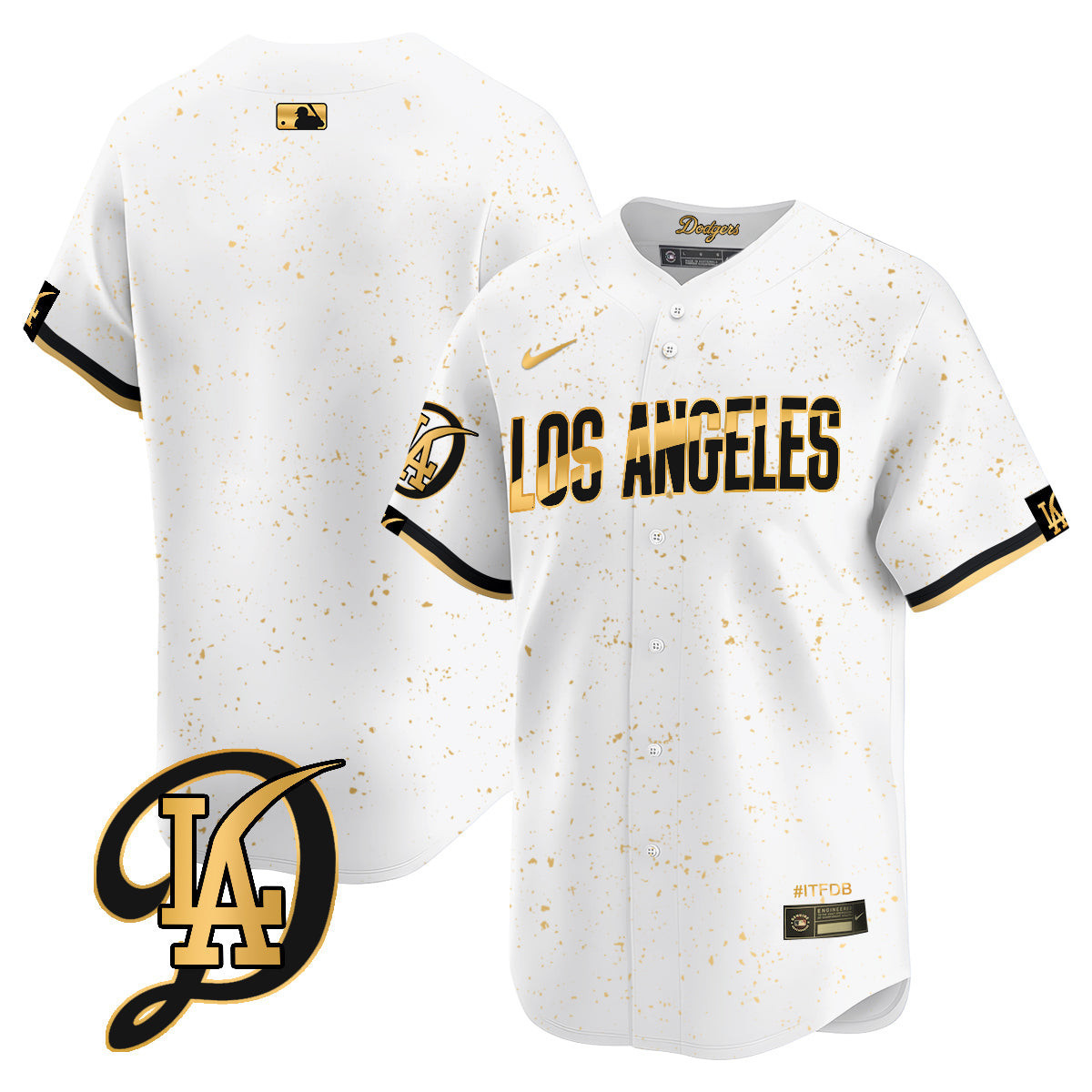 Men's Los Angeles Dodgers 2024 City Connect Limited Jersey - All Stitched - Image 28
