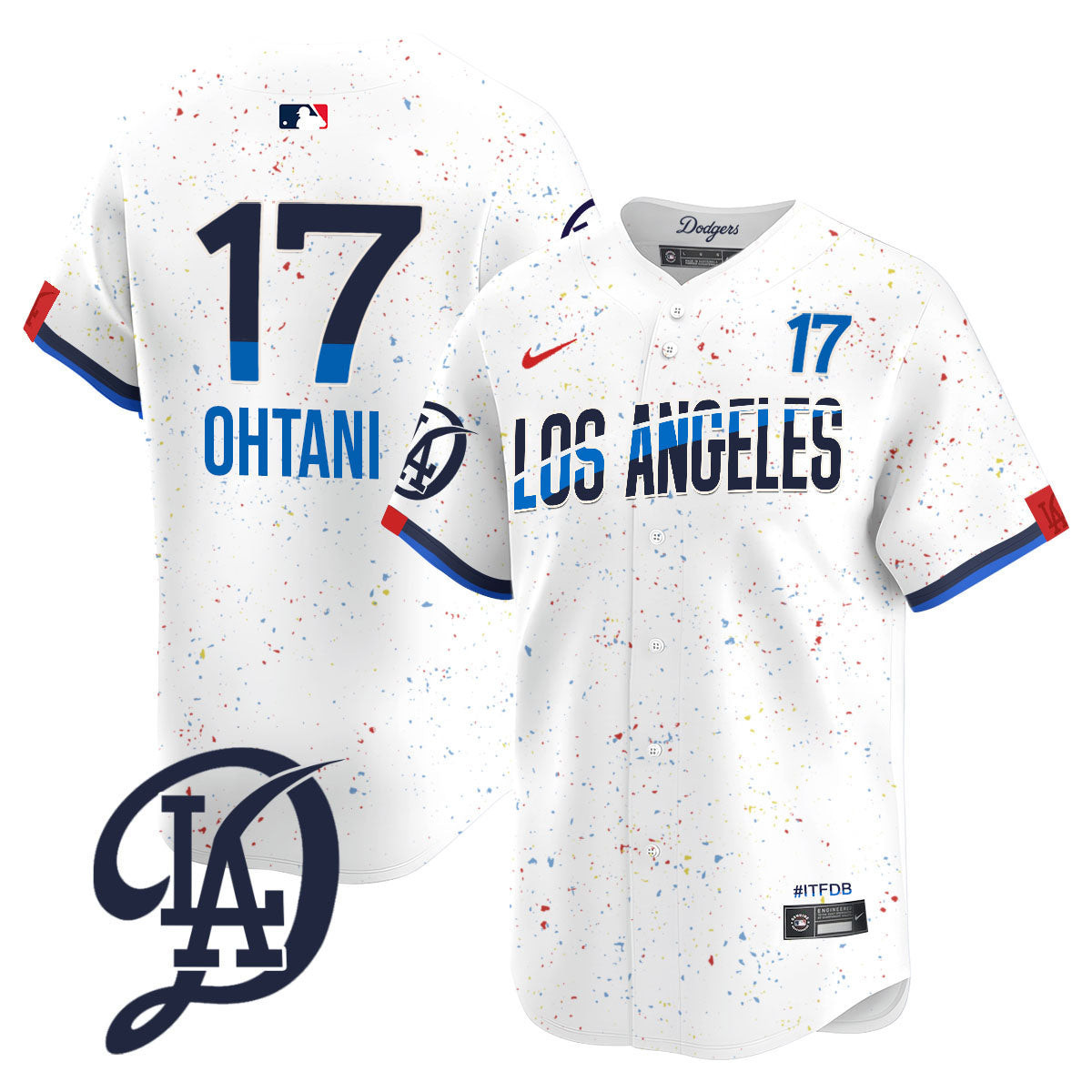 Men's Los Angeles Dodgers 2024 City Connect Limited Jersey - All Stitched - Image 29