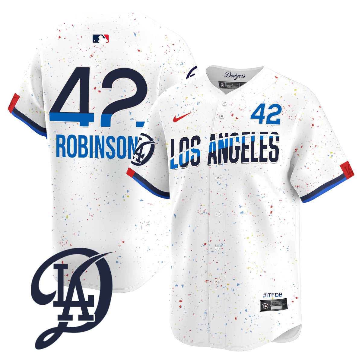 Men's Los Angeles Dodgers 2024 City Connect Limited Jersey - All Stitched - Image 33