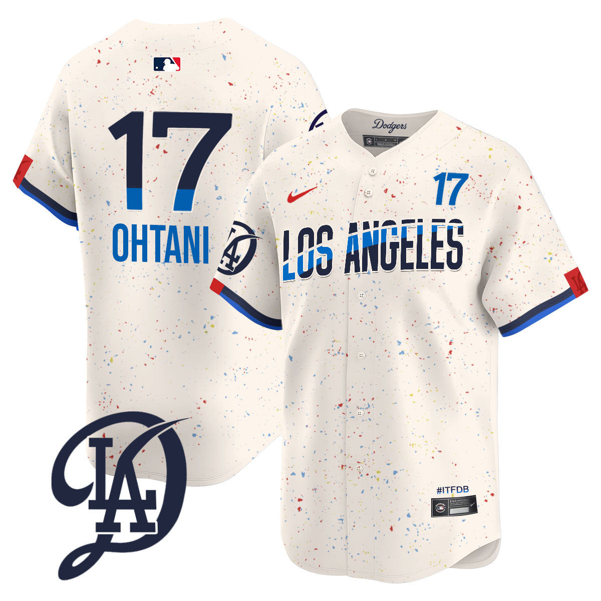 Men's Los Angeles Dodgers 2024 City Connect Limited Jersey - All Stitched