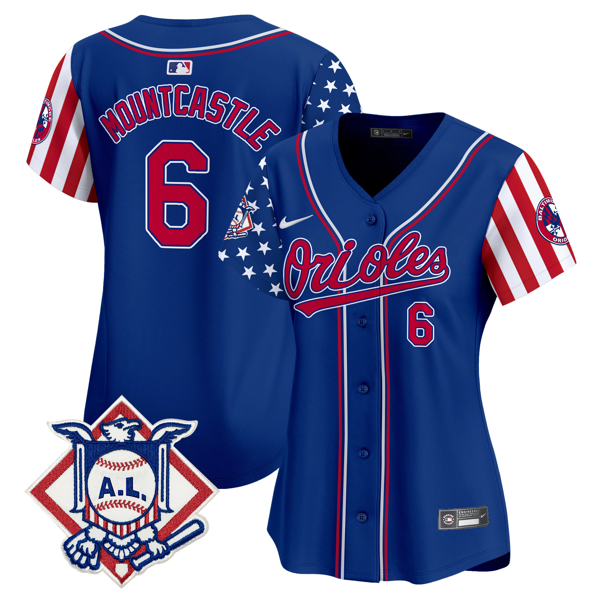 Women's Baltimore Orioles 2024 Fourth of July Vapor Premier Limited Jersey - All Stitched - Image 19