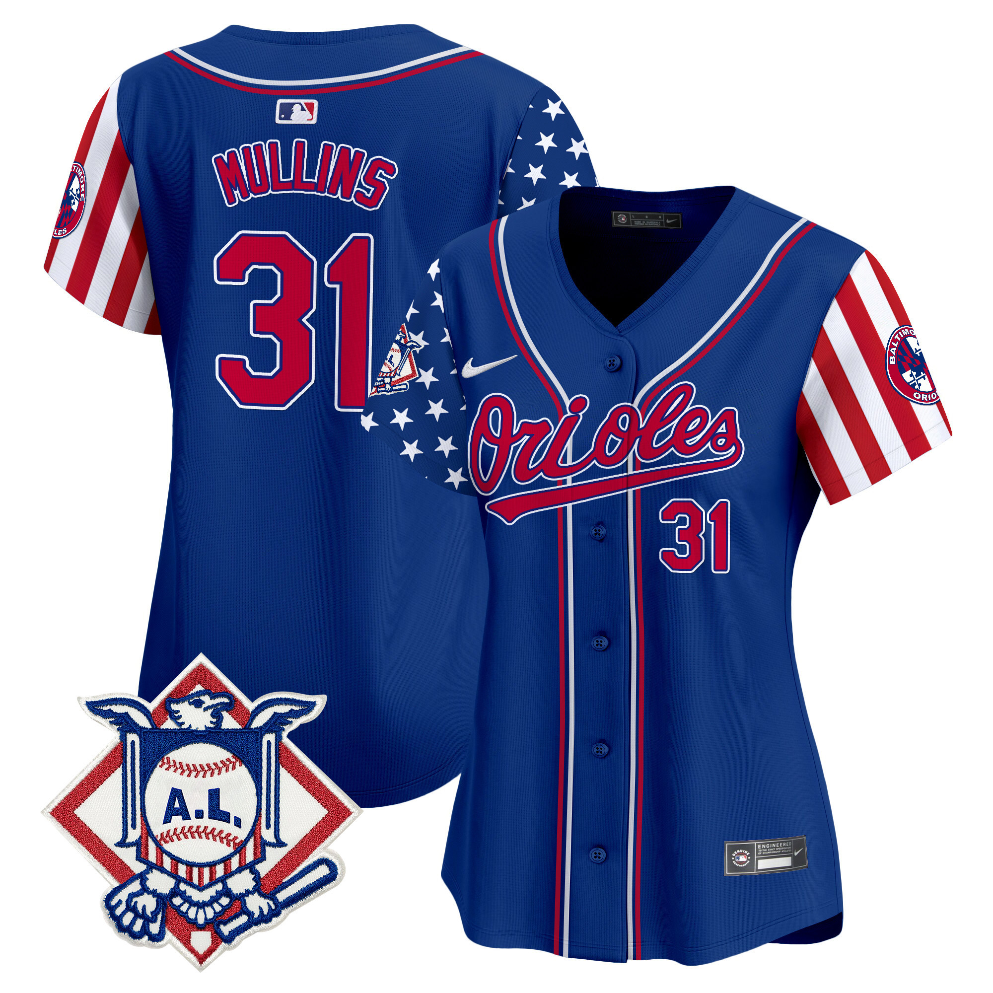 Women's Baltimore Orioles 2024 Fourth of July Vapor Premier Limited Jersey - All Stitched - Image 20