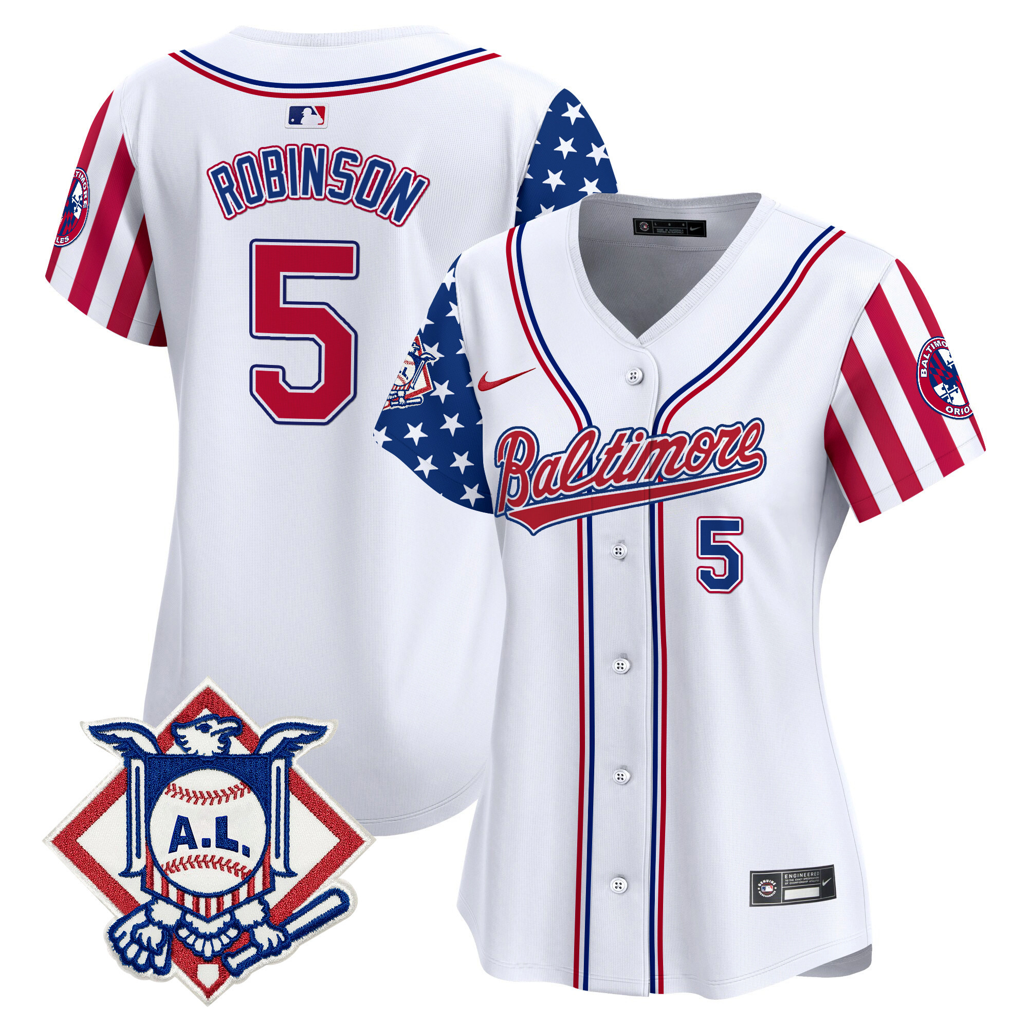 Women's Baltimore Orioles 2024 Fourth of July Vapor Premier Limited Jersey - All Stitched - Image 26