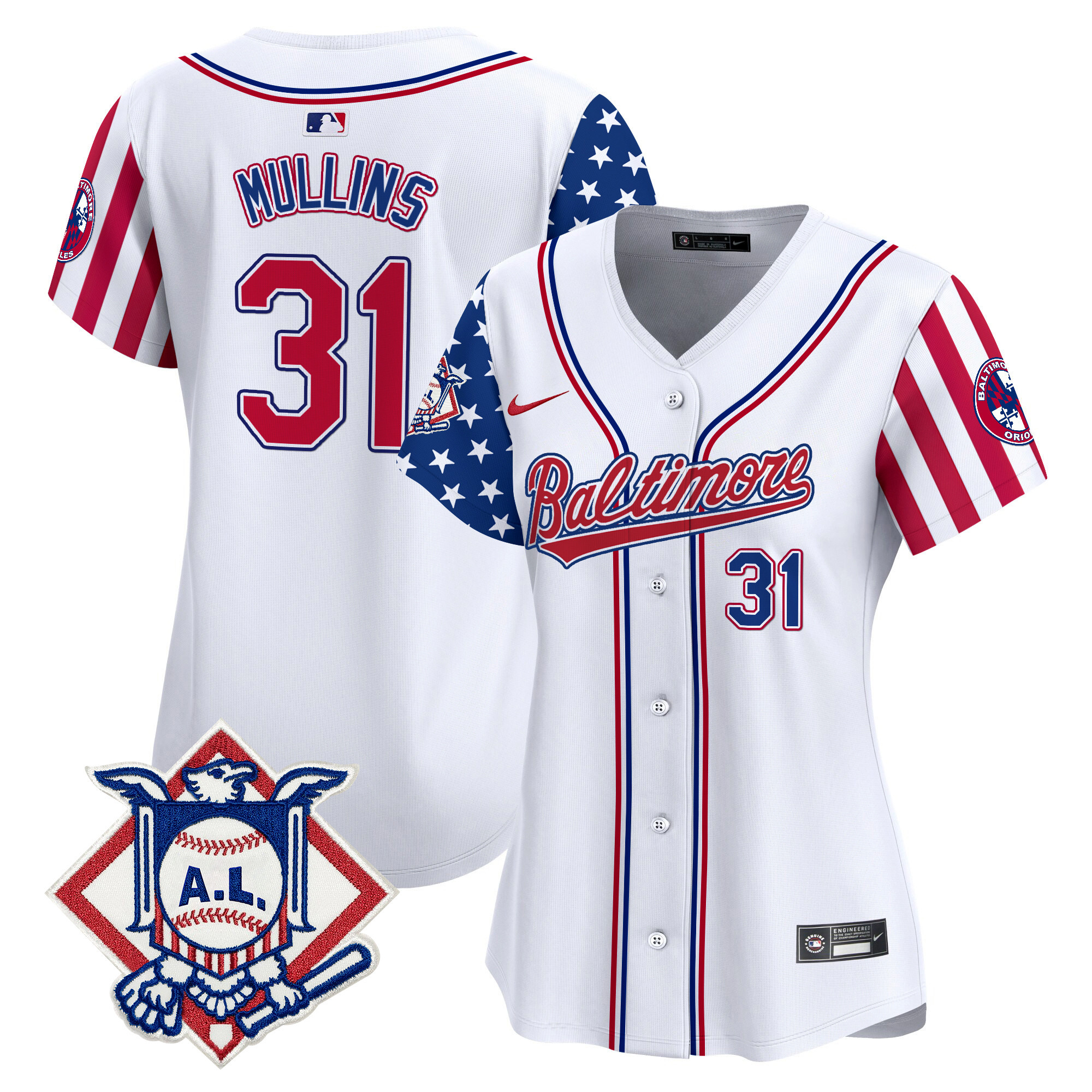 Women's Baltimore Orioles 2024 Fourth of July Vapor Premier Limited Jersey - All Stitched - Image 28