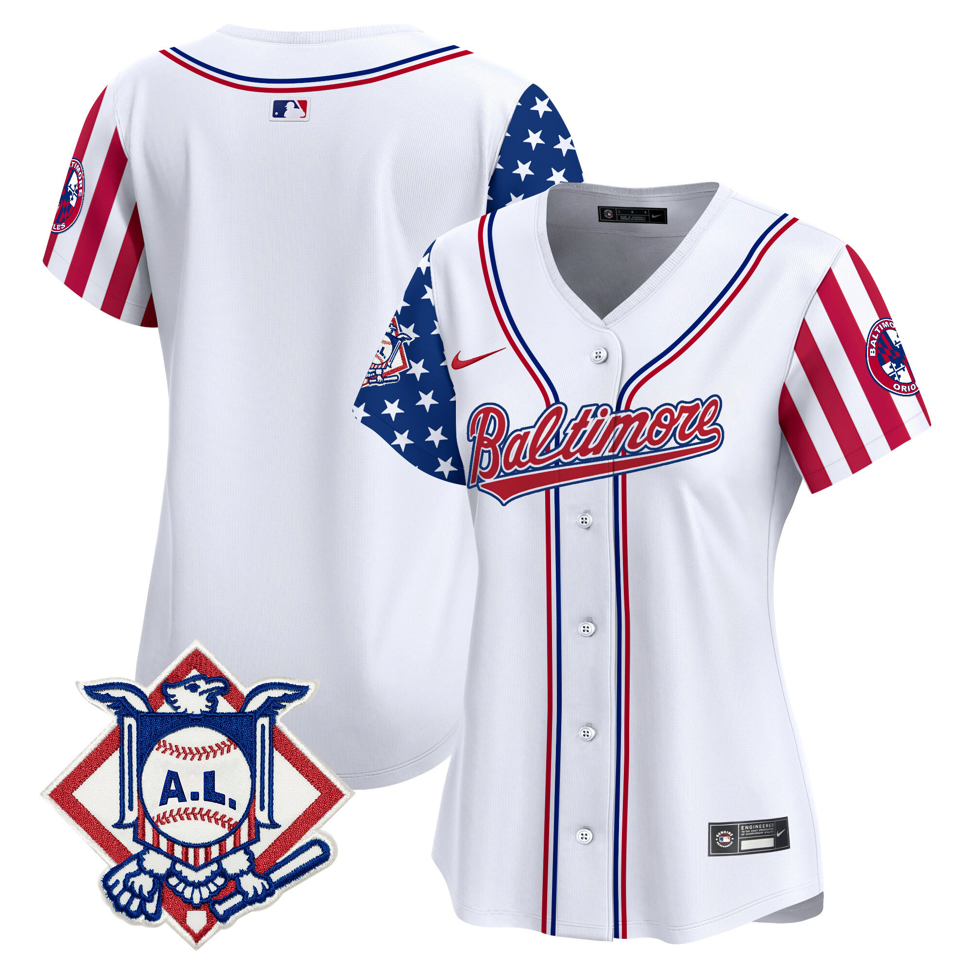Women's Baltimore Orioles 2024 Fourth of July Vapor Premier Limited Jersey - All Stitched - Image 32