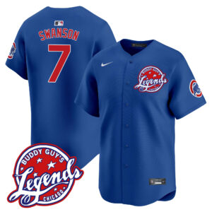 Men's Chicago Cubs Buddy Guy's Legends Vapor Premier Limited Jersey - All Stitched