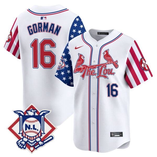 Men's St. Louis Cardinals 2024 Fourth of July Vapor Premier Limited Jersey - All Stitched - Image 3