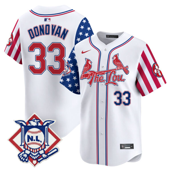 Men's St. Louis Cardinals 2024 Fourth of July Vapor Premier Limited Jersey - All Stitched - Image 5