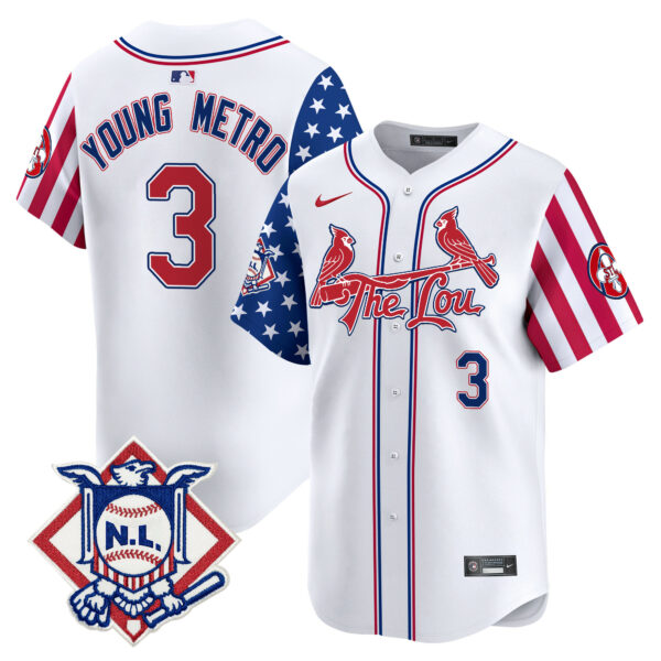 Men's St. Louis Cardinals 2024 Fourth of July Vapor Premier Limited Jersey - All Stitched - Image 7