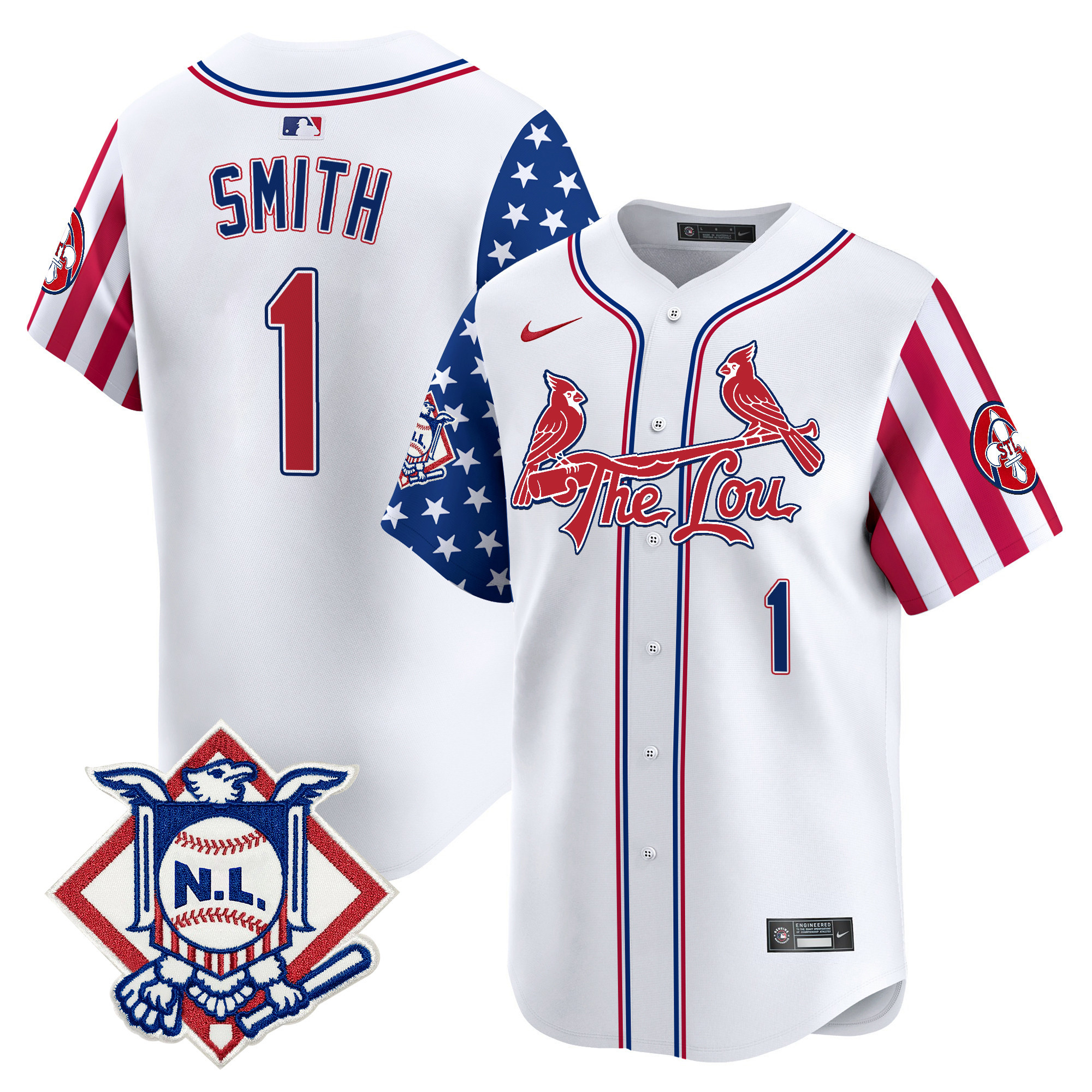 Men's St. Louis Cardinals 2024 Fourth of July Vapor Premier Limited Jersey - All Stitched - Image 8