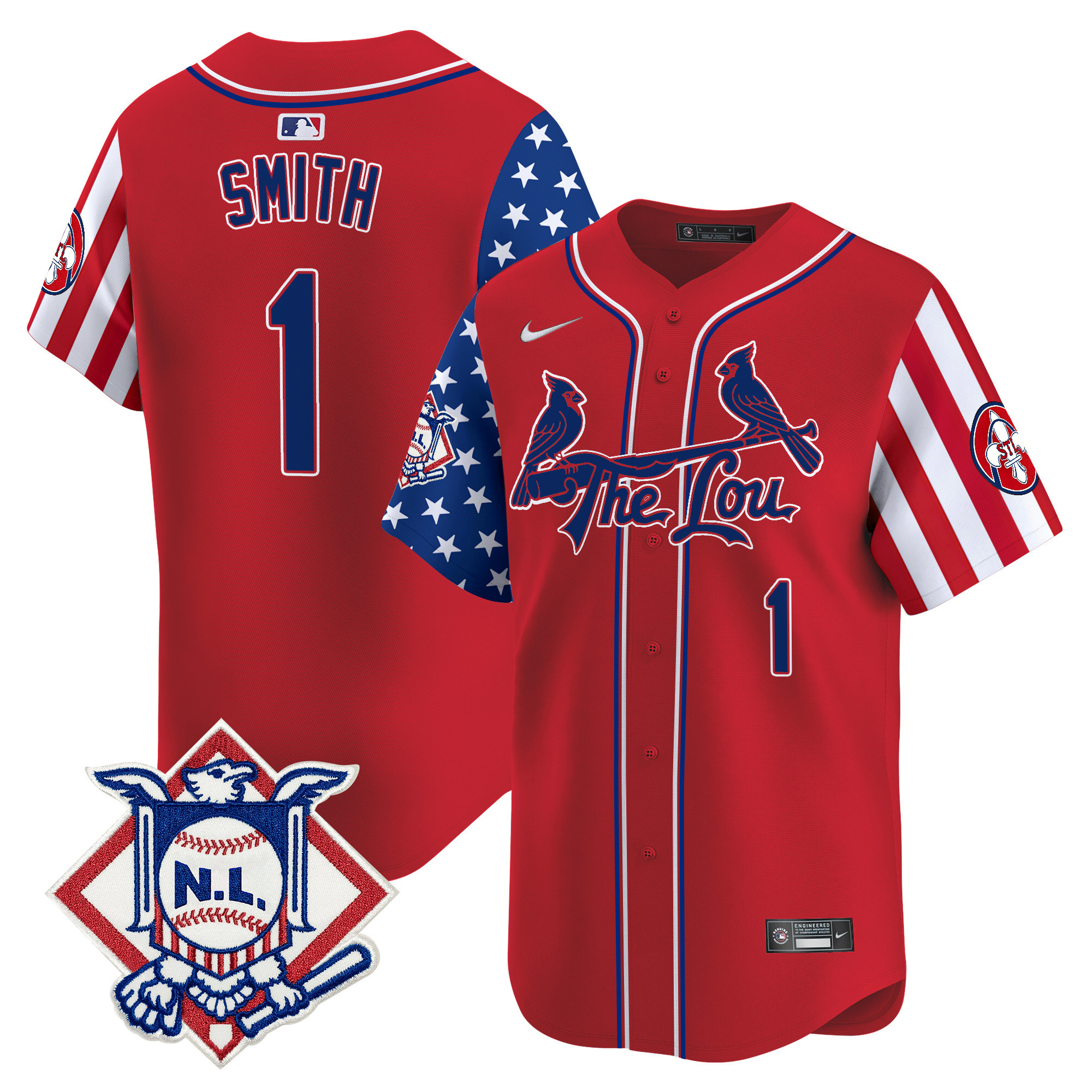 Men's St. Louis Cardinals 2024 Fourth of July Vapor Premier Limited Jersey - All Stitched - Image 17