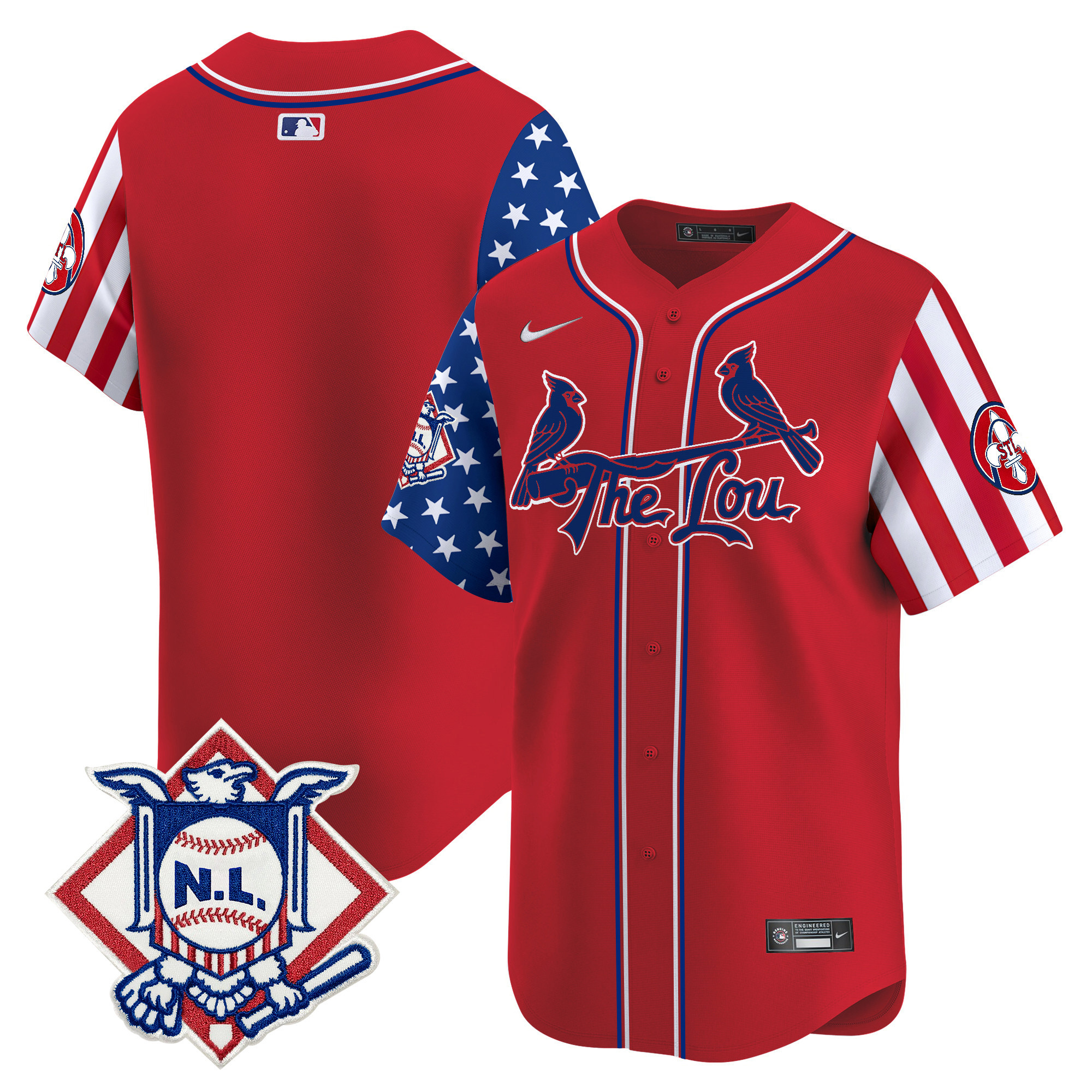 Men's St. Louis Cardinals 2024 Fourth of July Vapor Premier Limited Jersey - All Stitched - Image 18