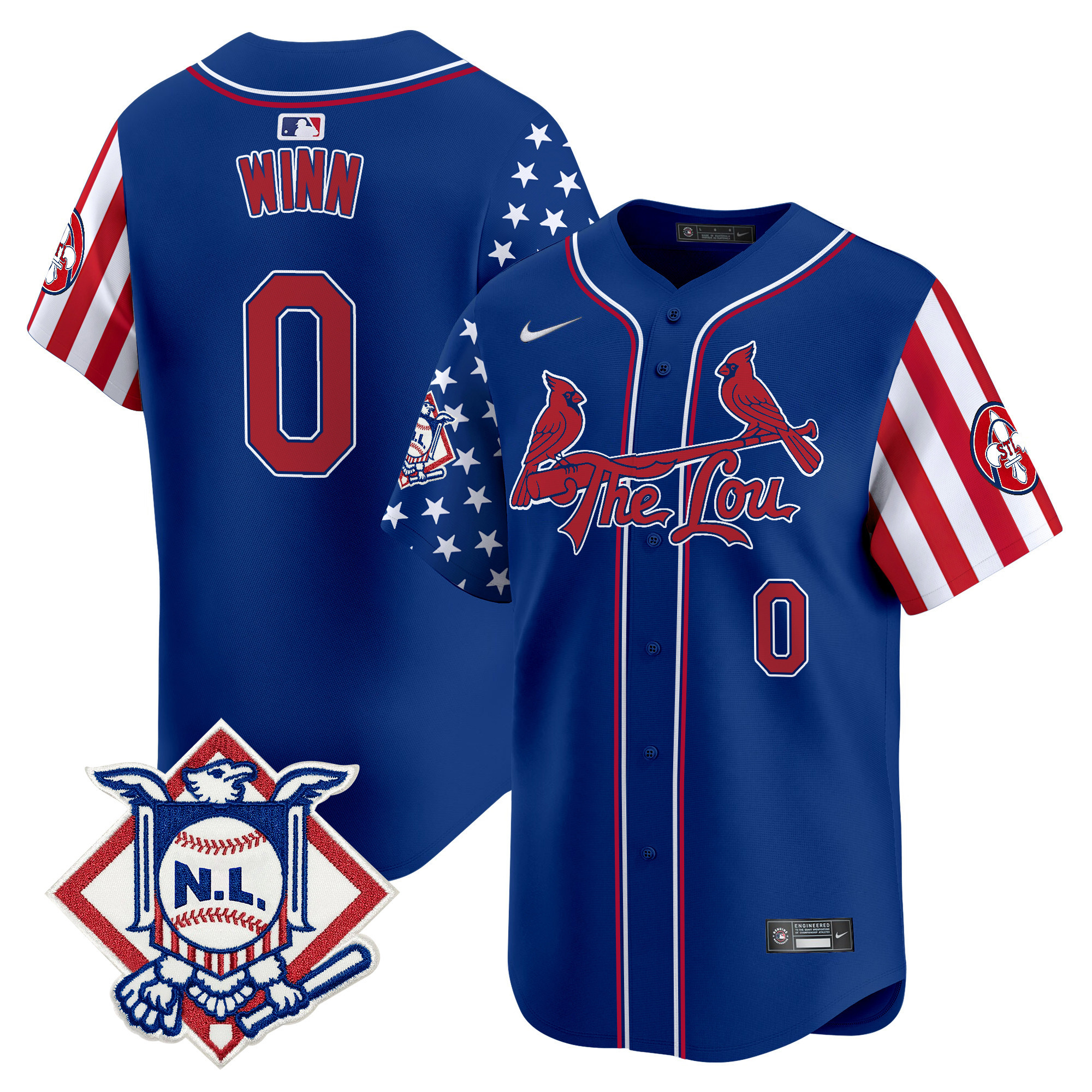 Men's St. Louis Cardinals 2024 Fourth of July Vapor Premier Limited Jersey - All Stitched - Image 20