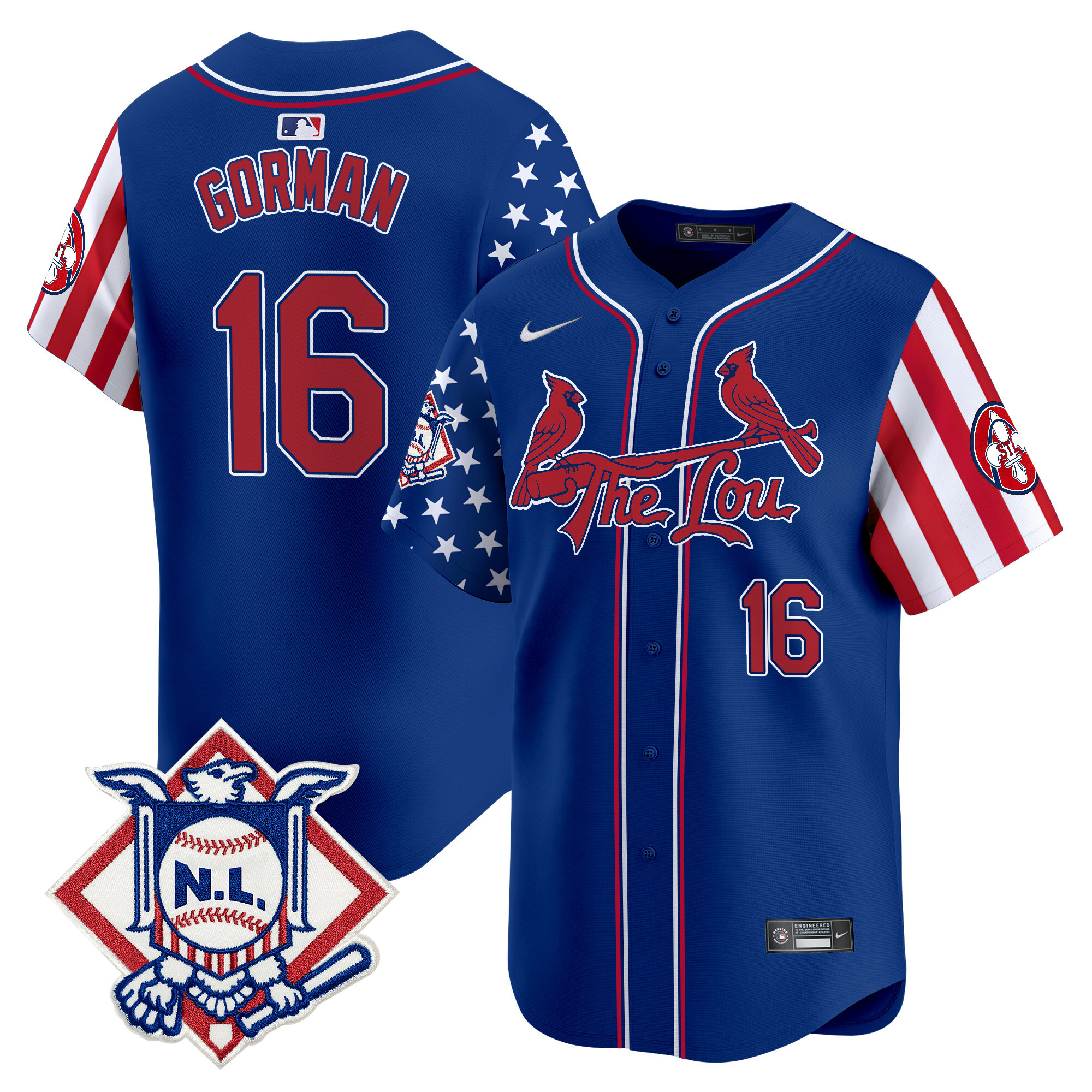 Men's St. Louis Cardinals 2024 Fourth of July Vapor Premier Limited Jersey - All Stitched - Image 21