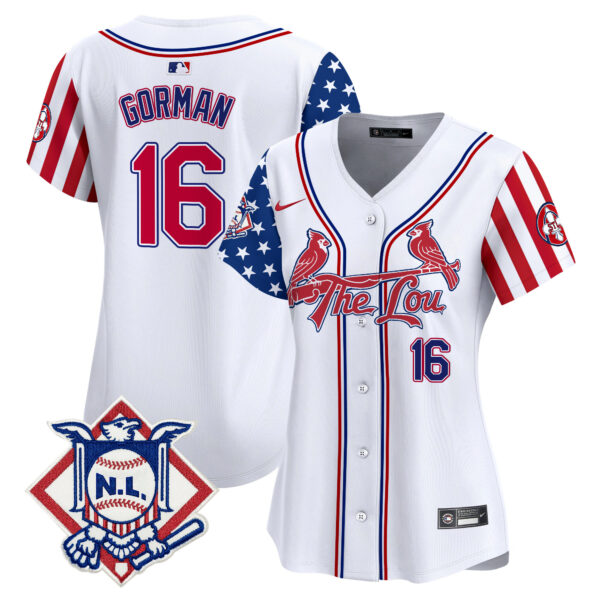 Women's St. Louis Cardinals 2024 Fourth of July Vapor Premier Limited Jersey - All Stitched - Image 3