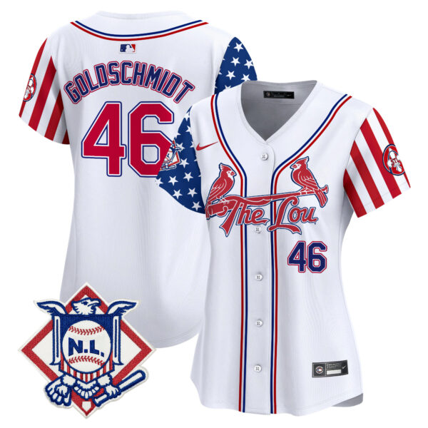 Women's St. Louis Cardinals 2024 Fourth of July Vapor Premier Limited Jersey - All Stitched - Image 6