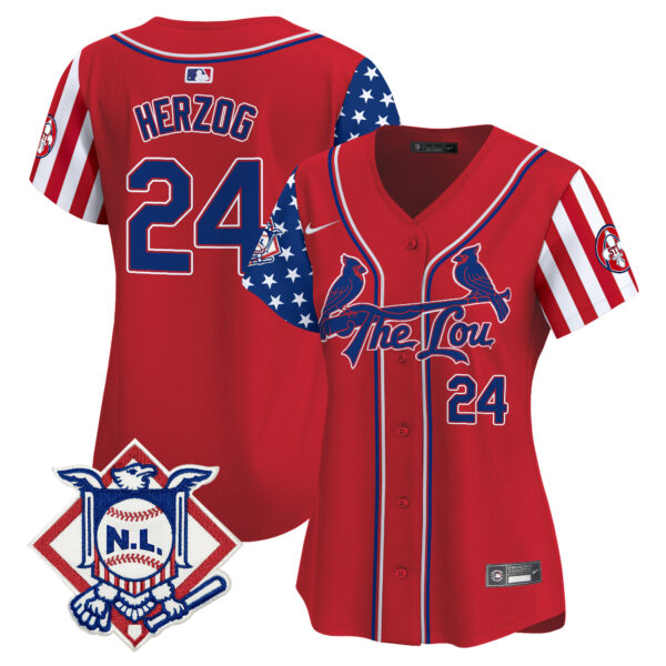 Women's St. Louis Cardinals 2024 Fourth of July Vapor Premier Limited Jersey - All Stitched - Image 10