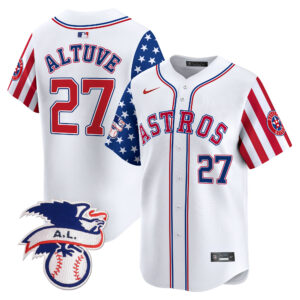 Men's Astros 2024 Fourth of July Vapor Premier Limited Jersey - All Stitched