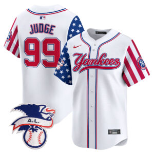 Men's New York Yankees 2024 Fourth of July Vapor Premier Limited Jersey V7 - All Stitched