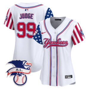 Women's New York Yankees 2024 Fourth of July Vapor Premier Limited Jersey V7 - All Stitched