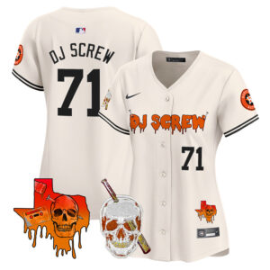 Women's Astros DJ Screw Vapor Premier Limited Jersey V2 - All Stitched