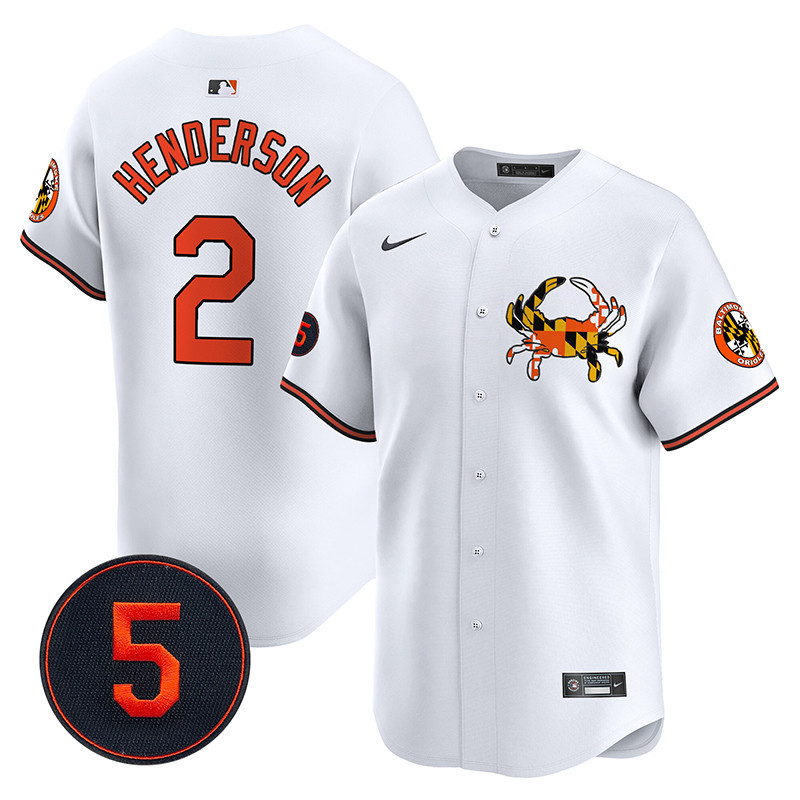 Men’s Baltimore Orioles Robinson Patch Vapor Premier Limited Jersey V3 - All Stitched - Image 15