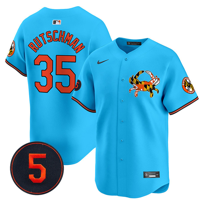 Men’s Baltimore Orioles Robinson Patch Vapor Premier Limited Jersey V3 - All Stitched - Image 33
