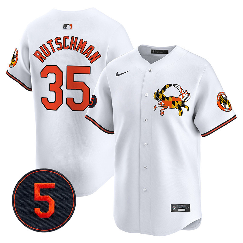 Men’s Baltimore Orioles Robinson Patch Vapor Premier Limited Jersey V3 - All Stitched - Image 9