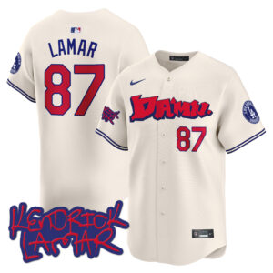 Men's Dodgers Kendrick Lamar Vapor Premier Limited Jersey - All Stitched