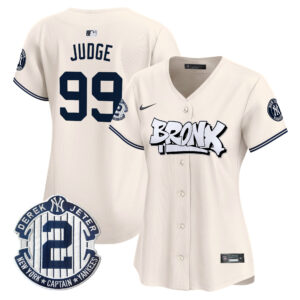 Women's New York Yankees The Bronx Graffiti Vapor Premier Limited Jersey V3 - All Stitched