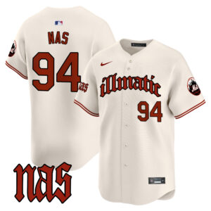 Men's Mets Nas Illmatic Vapor Premier Limited Jersey - All Stitched