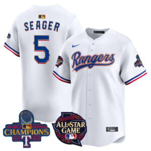 Men's Texas Rangers 2024 All Star Game Patch Vapor Premier Limited Jersey - All Stitched