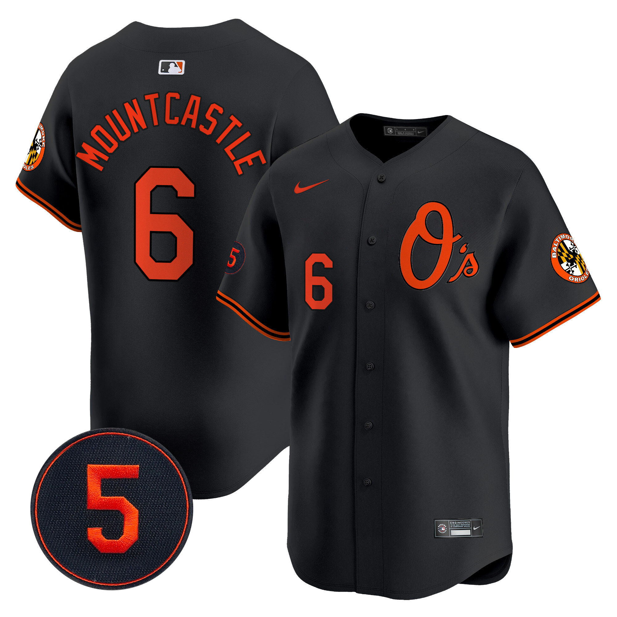 Men’s Baltimore Orioles Robinson Patch Vapor Premier Limited Jersey V4 - All Stitched - Image 19