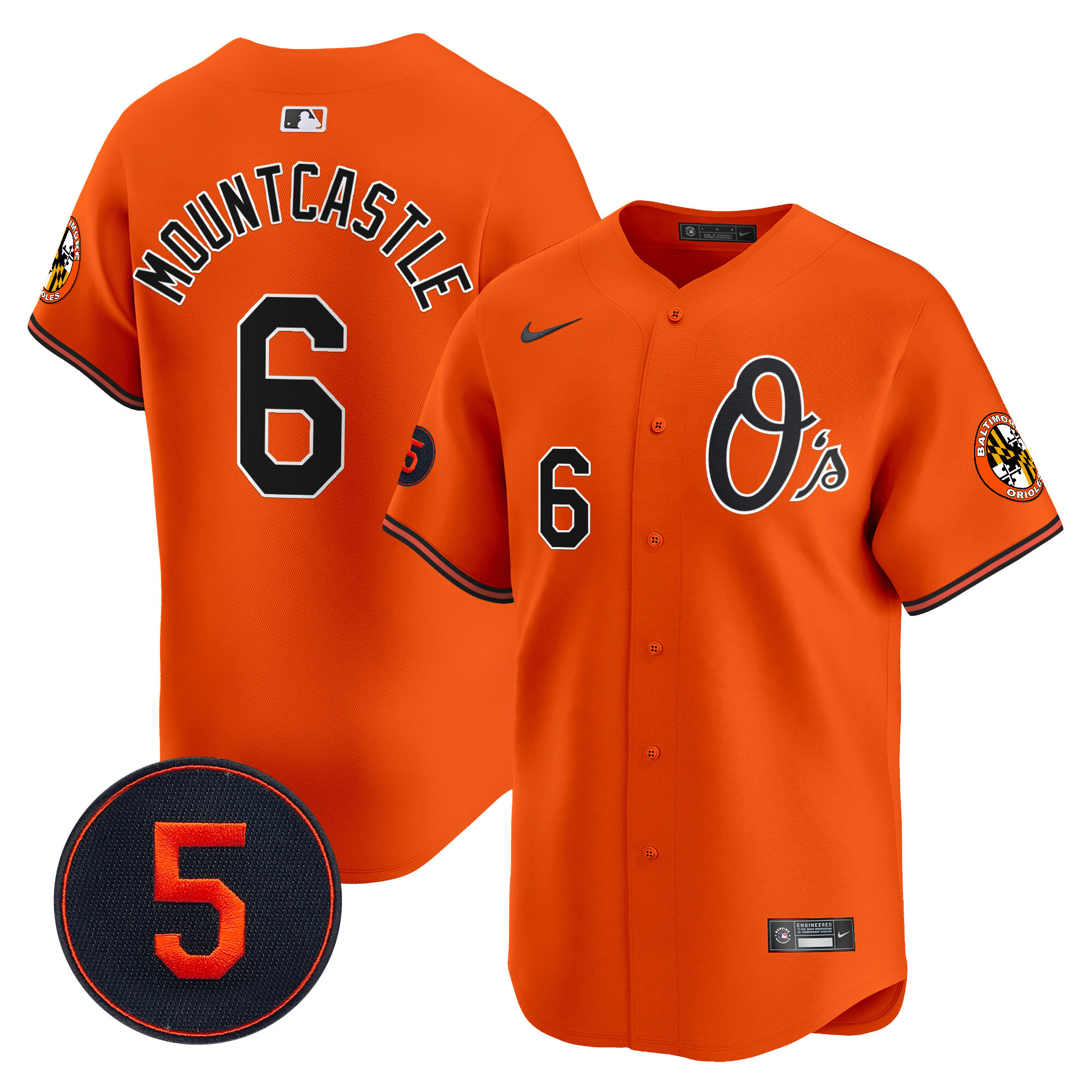 Men’s Baltimore Orioles Robinson Patch Vapor Premier Limited Jersey V4 - All Stitched - Image 27