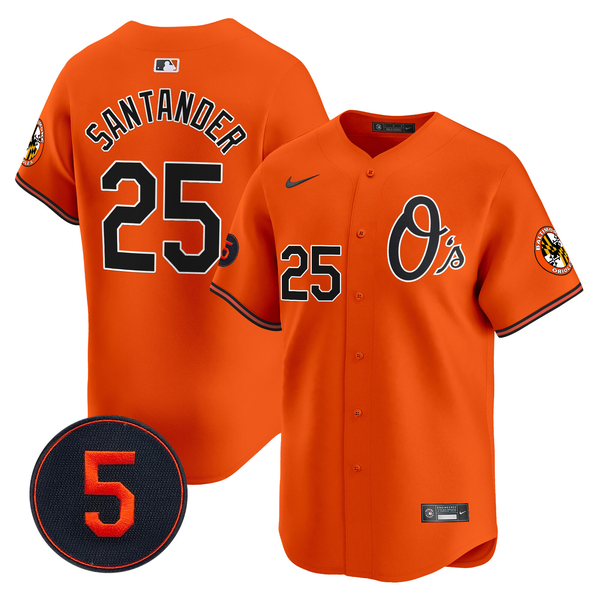 Men’s Baltimore Orioles Robinson Patch Vapor Premier Limited Jersey V4 - All Stitched - Image 29