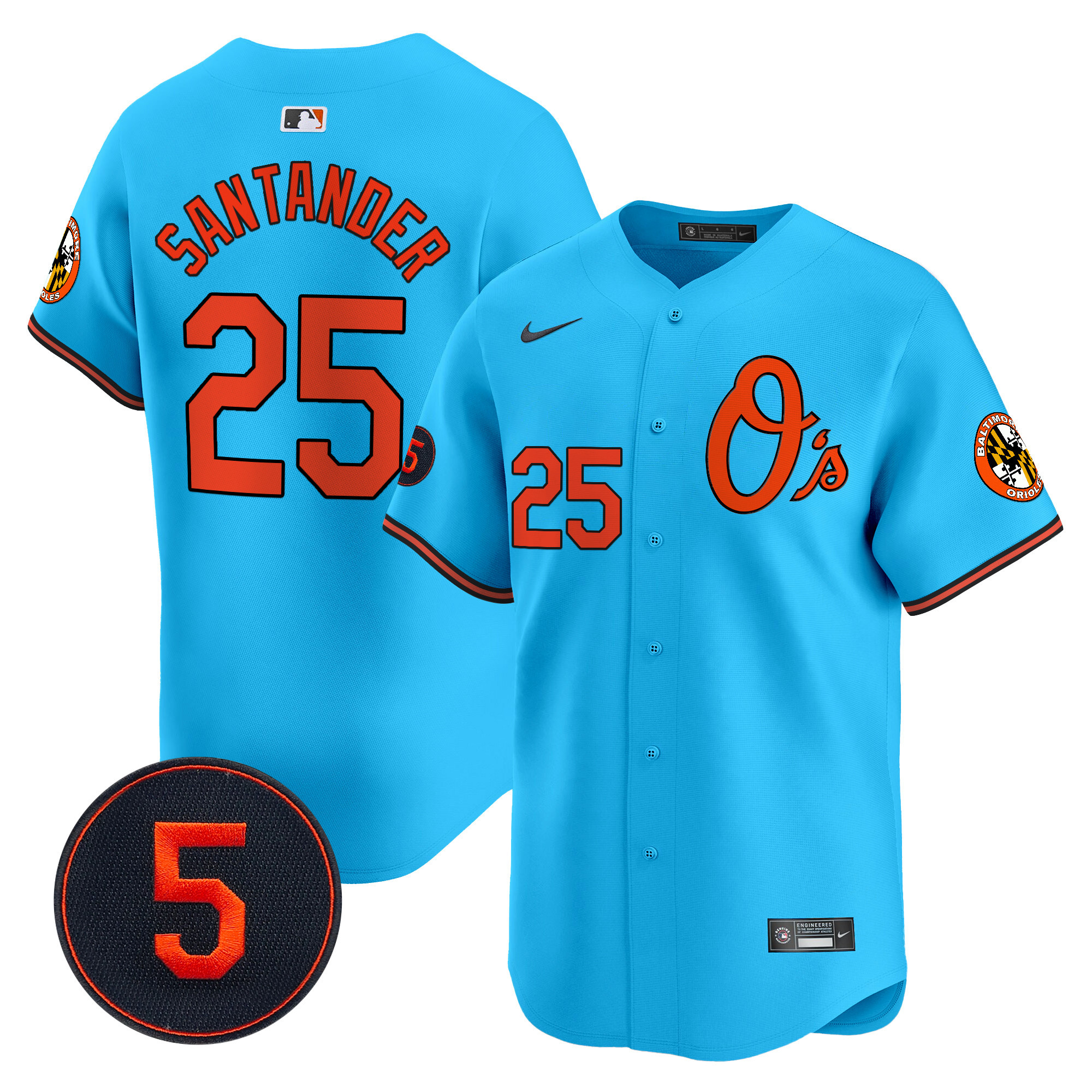 Men’s Baltimore Orioles Robinson Patch Vapor Premier Limited Jersey V4 - All Stitched - Image 37