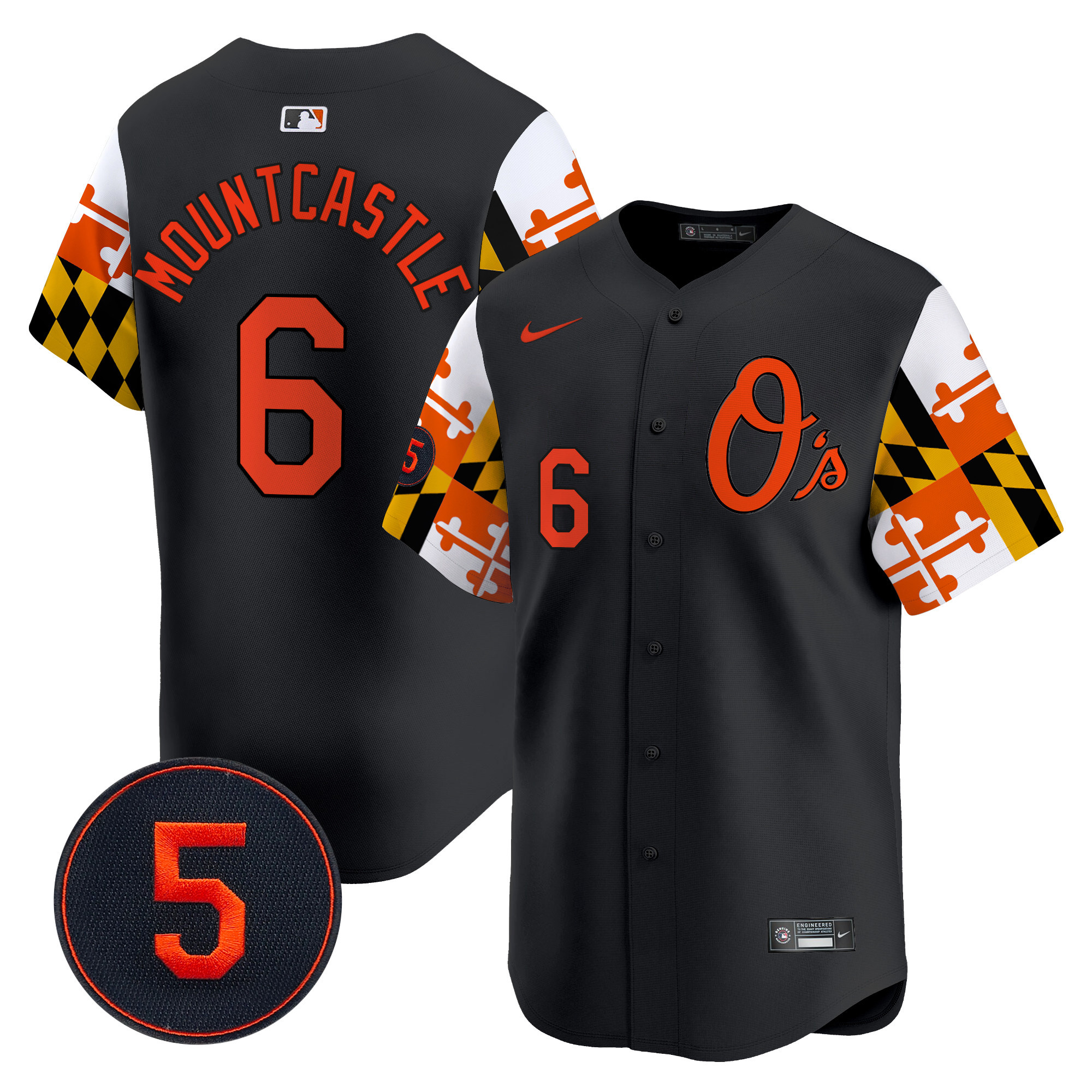 Men’s Baltimore Orioles Robinson Patch Vapor Premier Limited Jersey V5 - All Stitched - Image 19