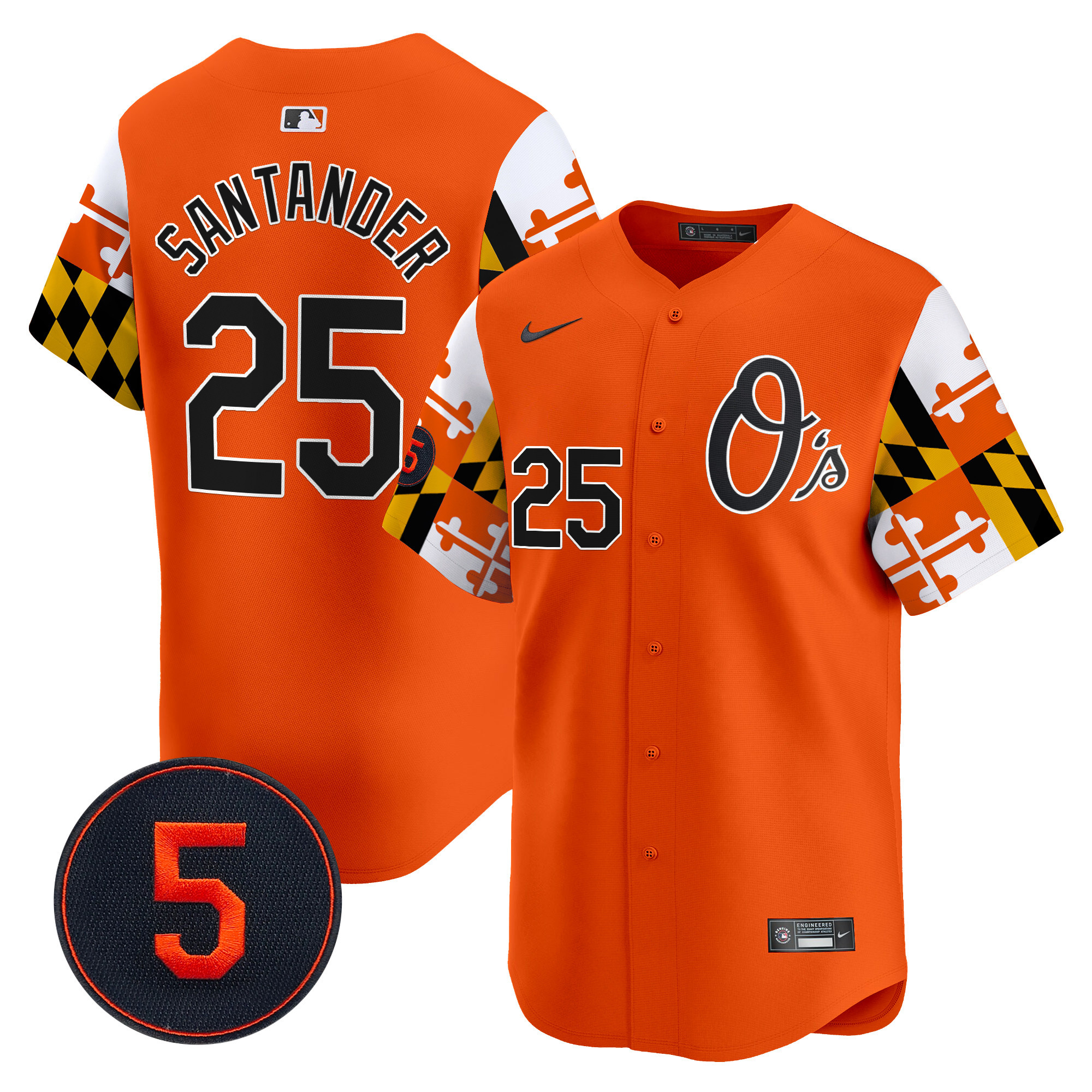 Men’s Baltimore Orioles Robinson Patch Vapor Premier Limited Jersey V5 - All Stitched - Image 29