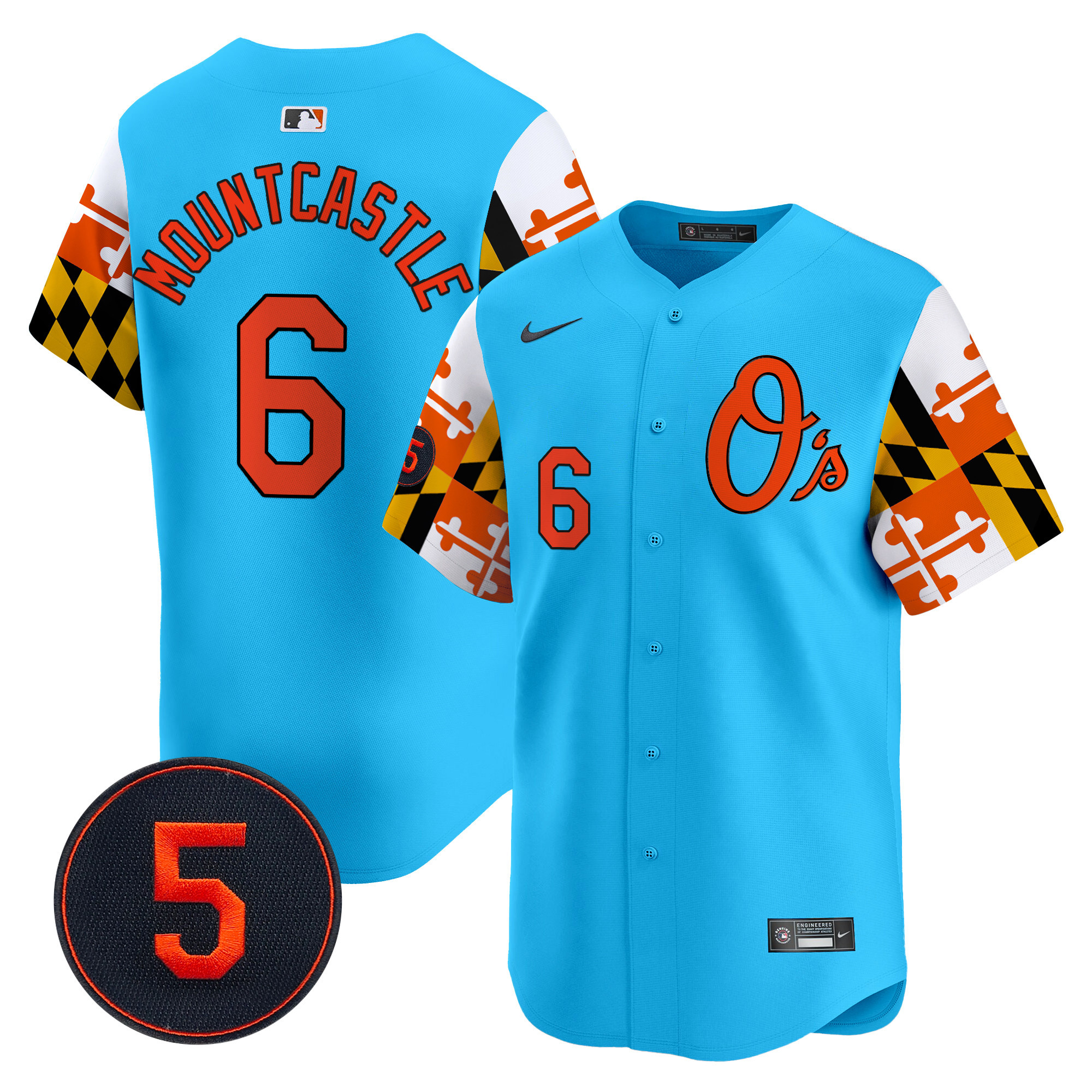 Men’s Baltimore Orioles Robinson Patch Vapor Premier Limited Jersey V5 - All Stitched - Image 35