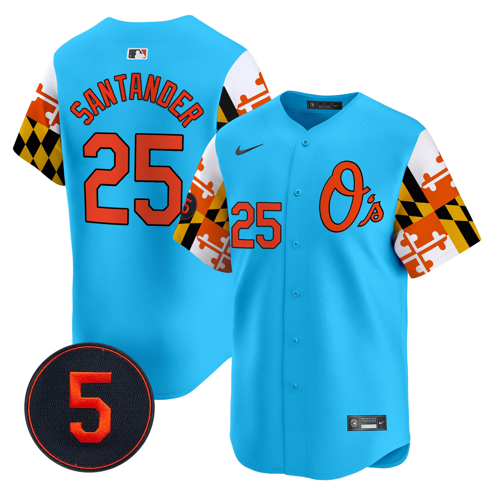 Men’s Baltimore Orioles Robinson Patch Vapor Premier Limited Jersey V5 - All Stitched - Image 37