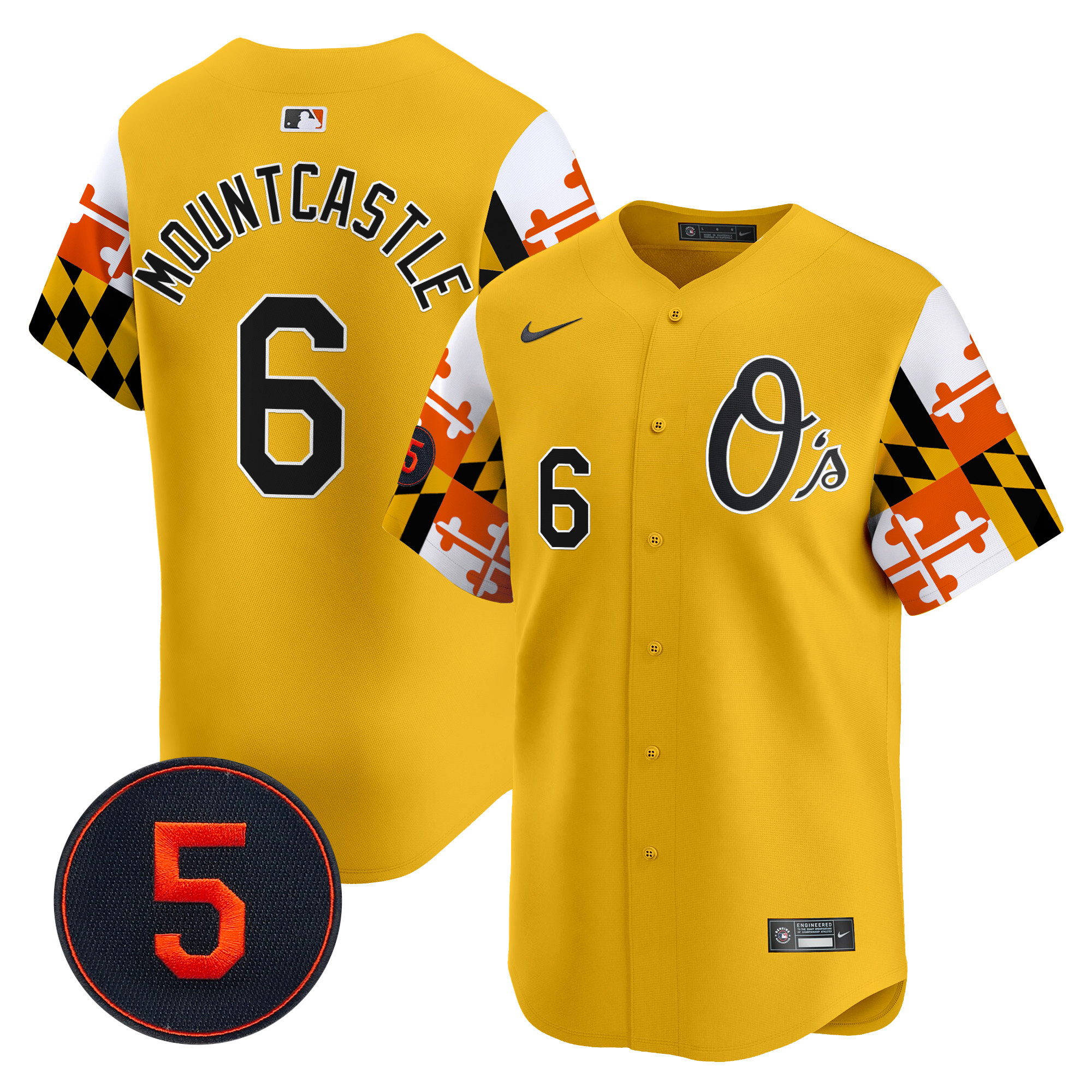 Men’s Baltimore Orioles Robinson Patch Vapor Premier Limited Jersey V5 - All Stitched - Image 43